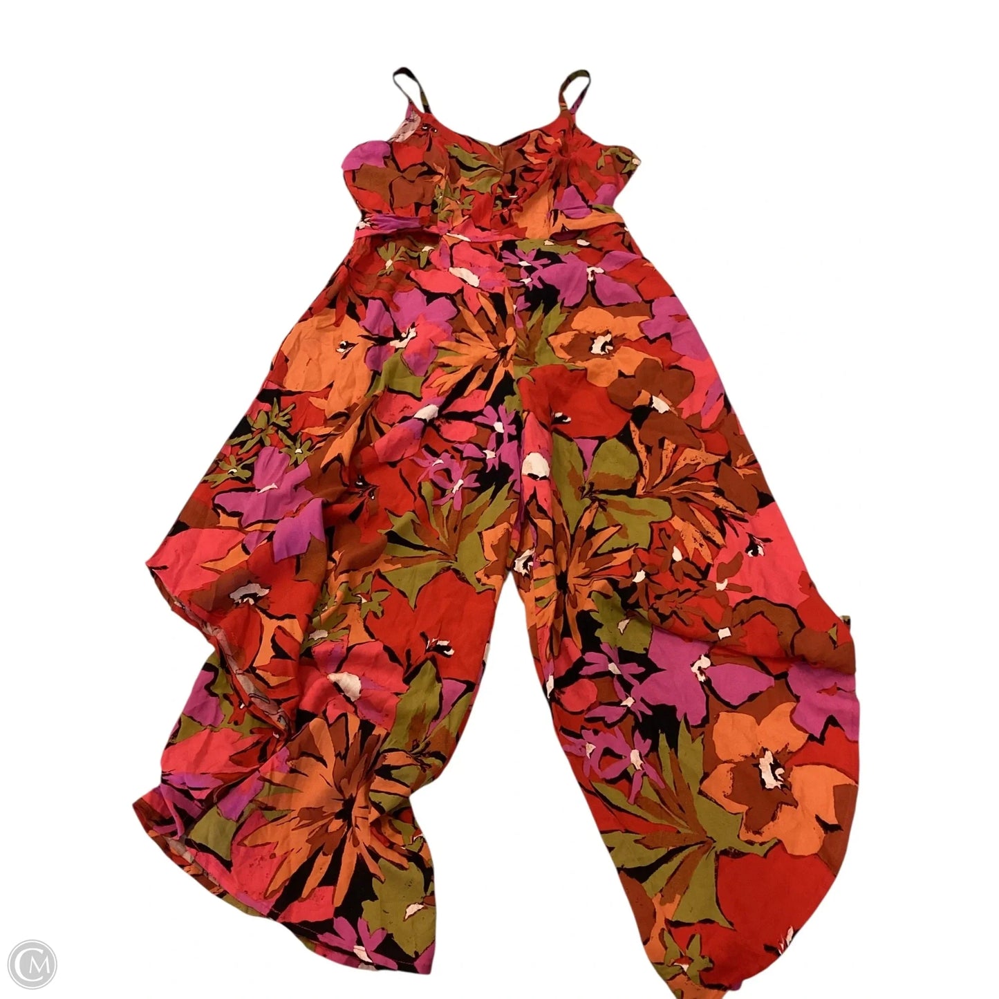 Jumpsuit By Msk In Floral Print, Size: M