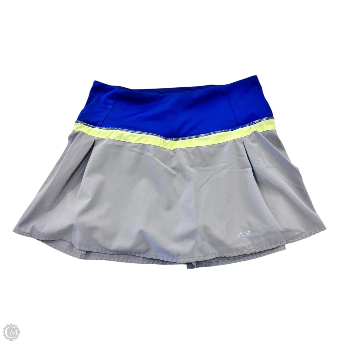 Skort By Clothes Mentor In Blue & Grey, Size: Xs