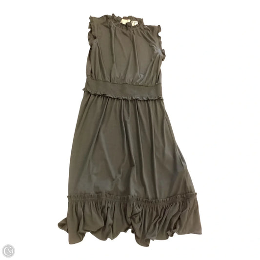 Dress Casual Midi By Michael By Michael Kors In Black, Size: L