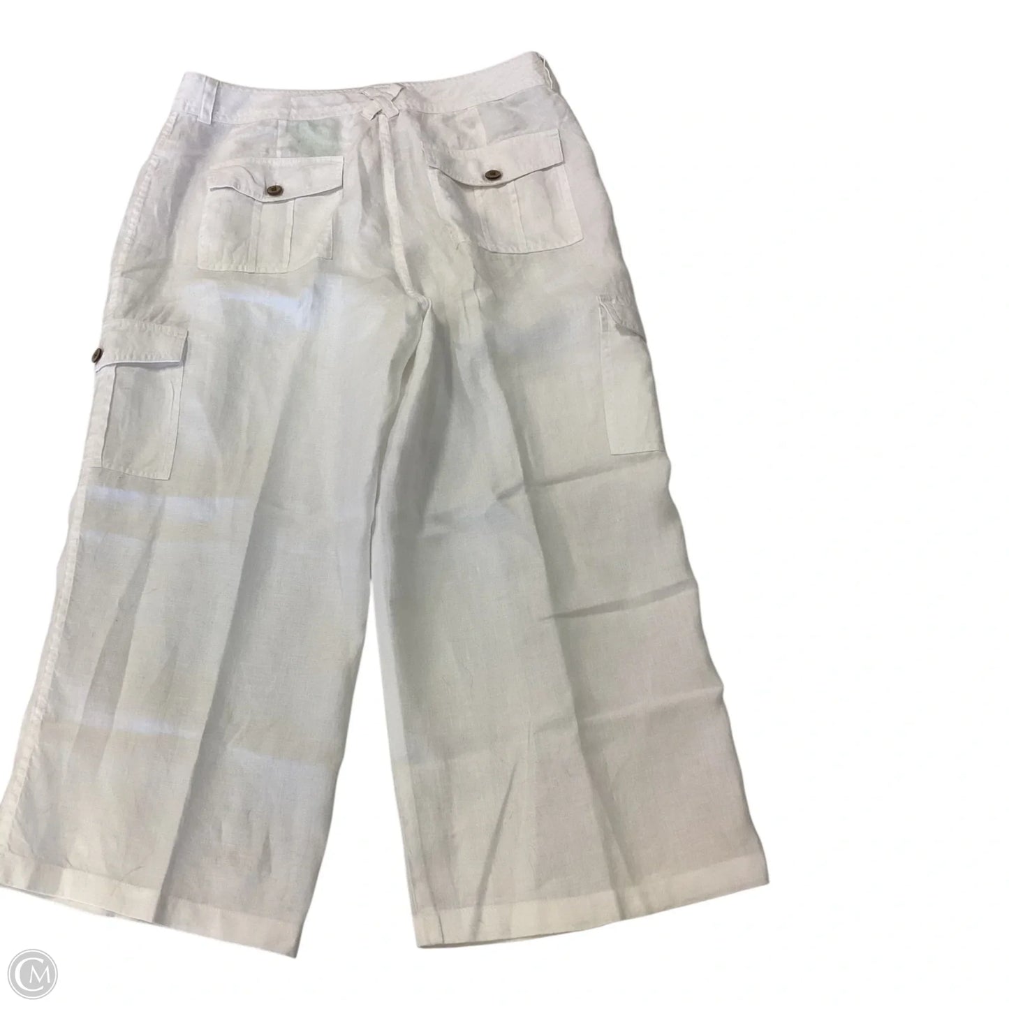 Capris By Saks Fifth Avenue In White, Size: 8