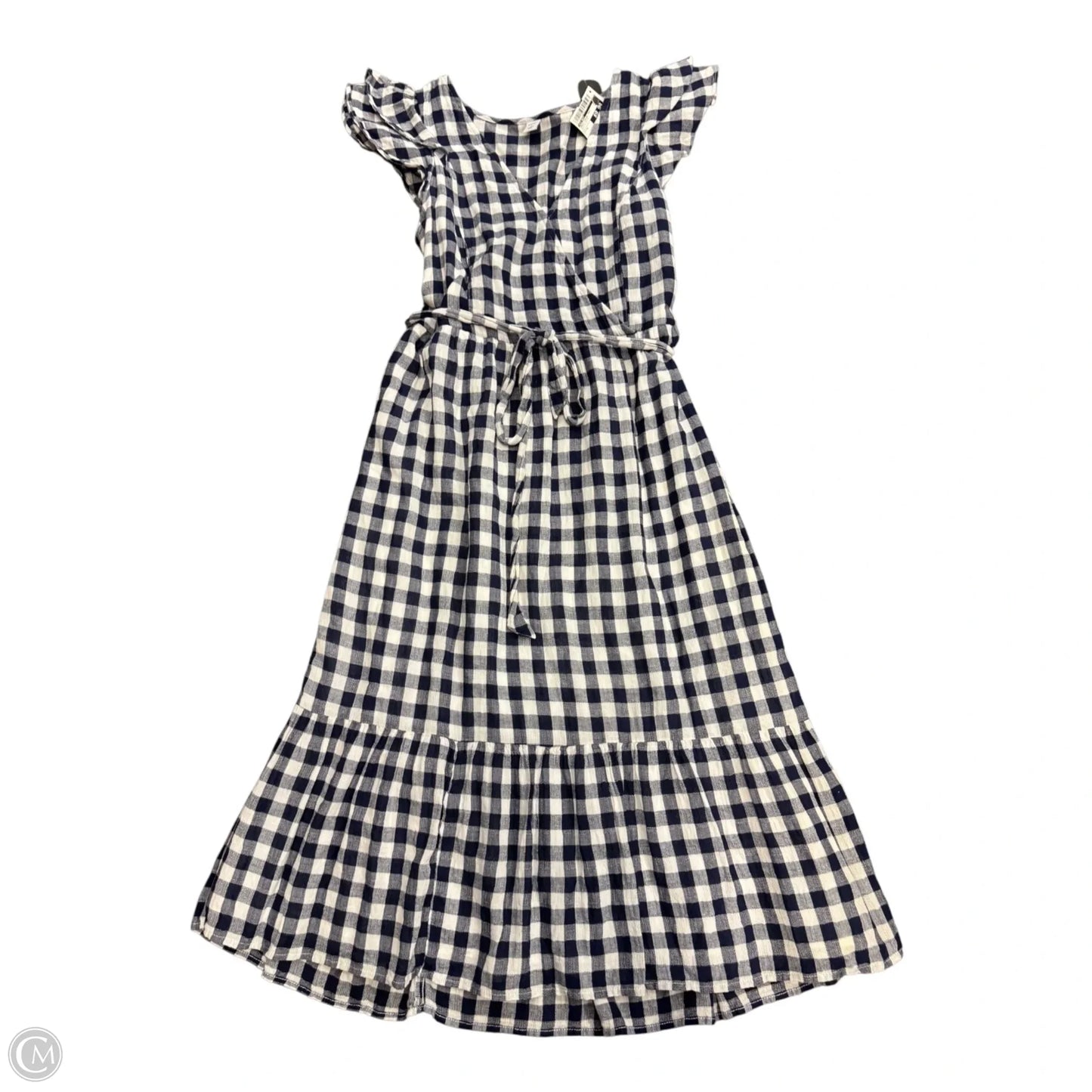 Dress Casual Maxi By Old Navy In Blue & White, Size: M