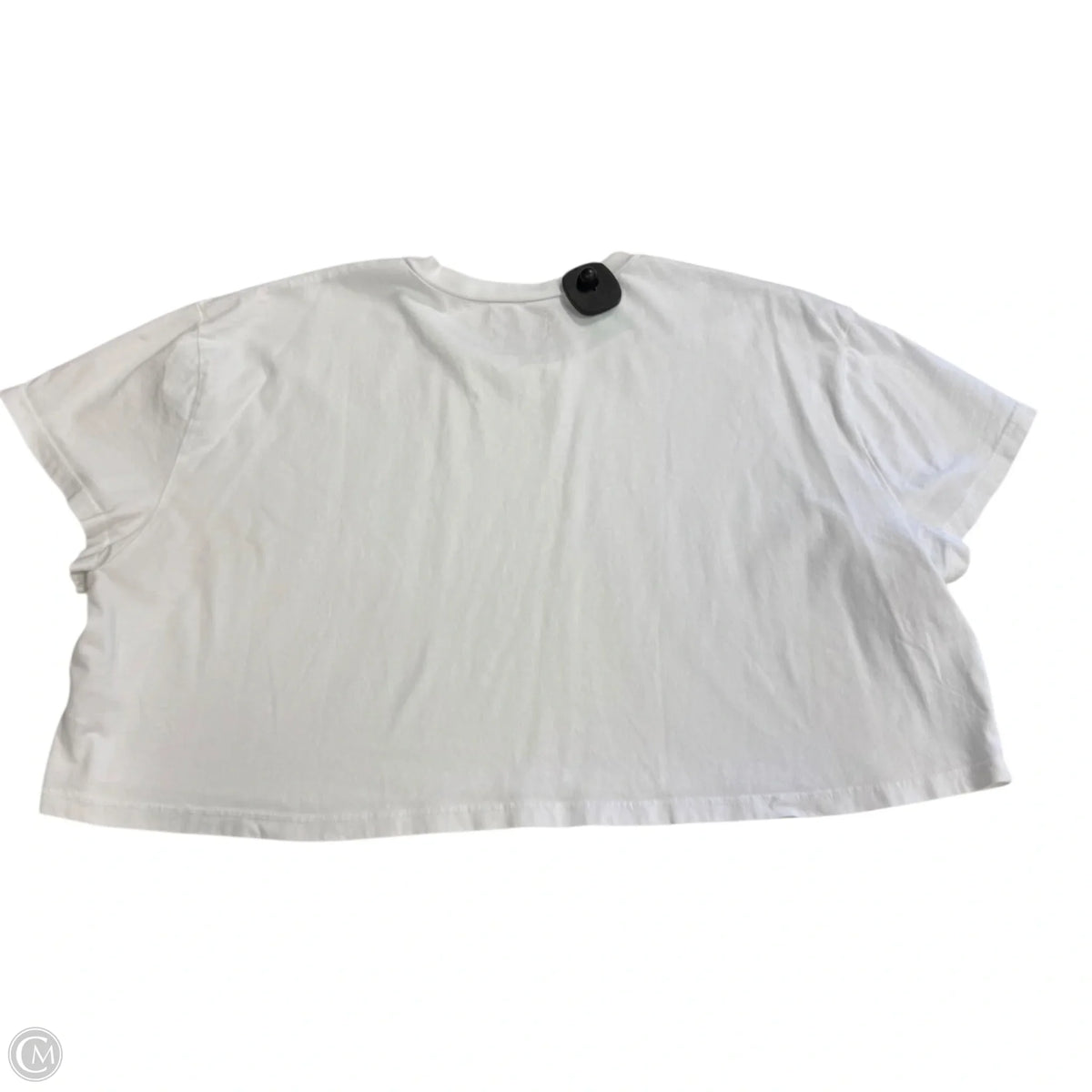 Top Short Sleeve Basic By Mumu In White, Size: Xxl