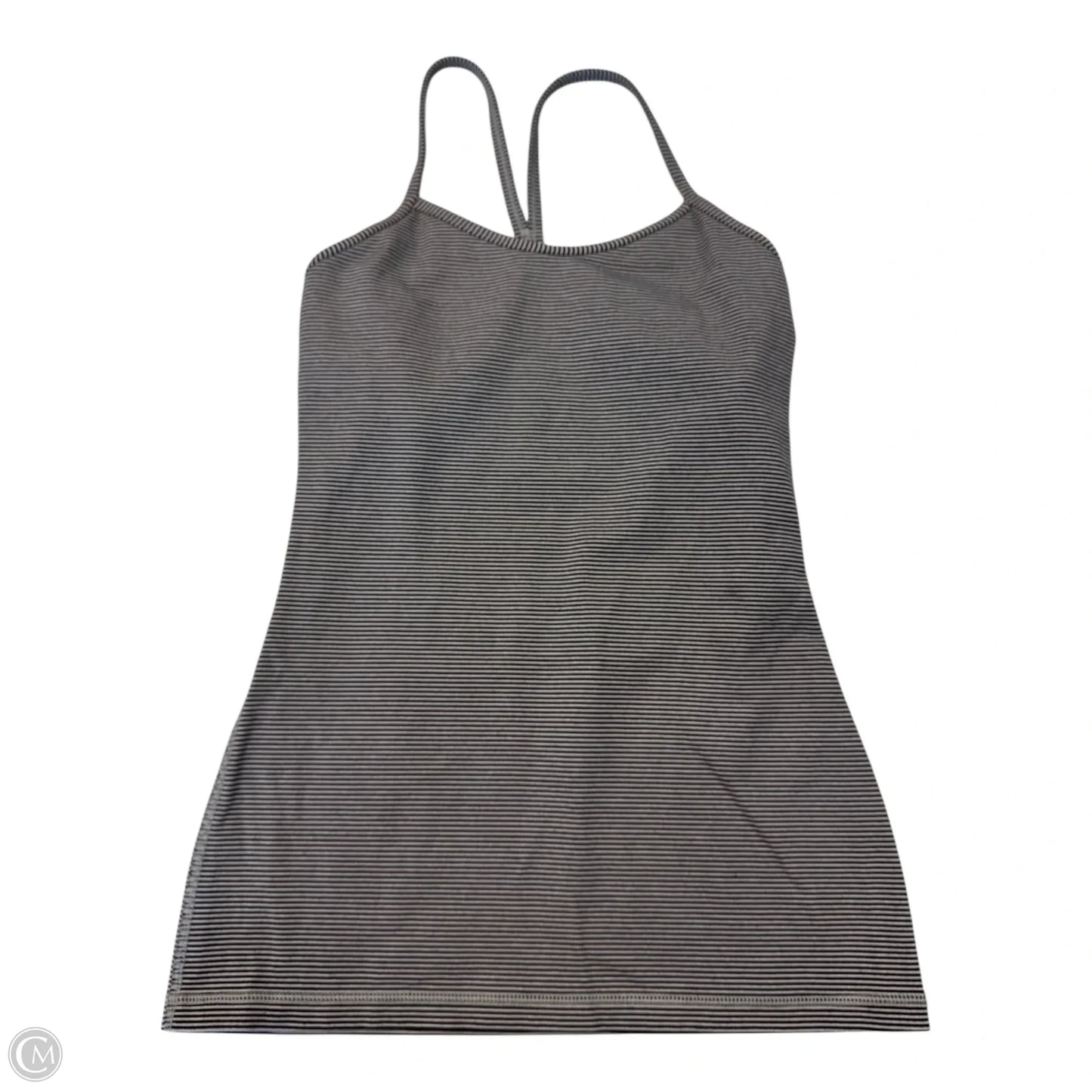 Athletic Tank Top By Lululemon In Striped Pattern, Size: 4