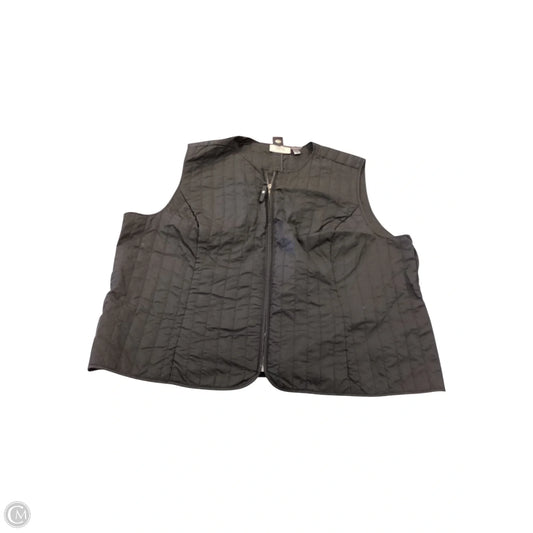 Vest Puffer & Quilted By Chicos In Black, Size: Xxl