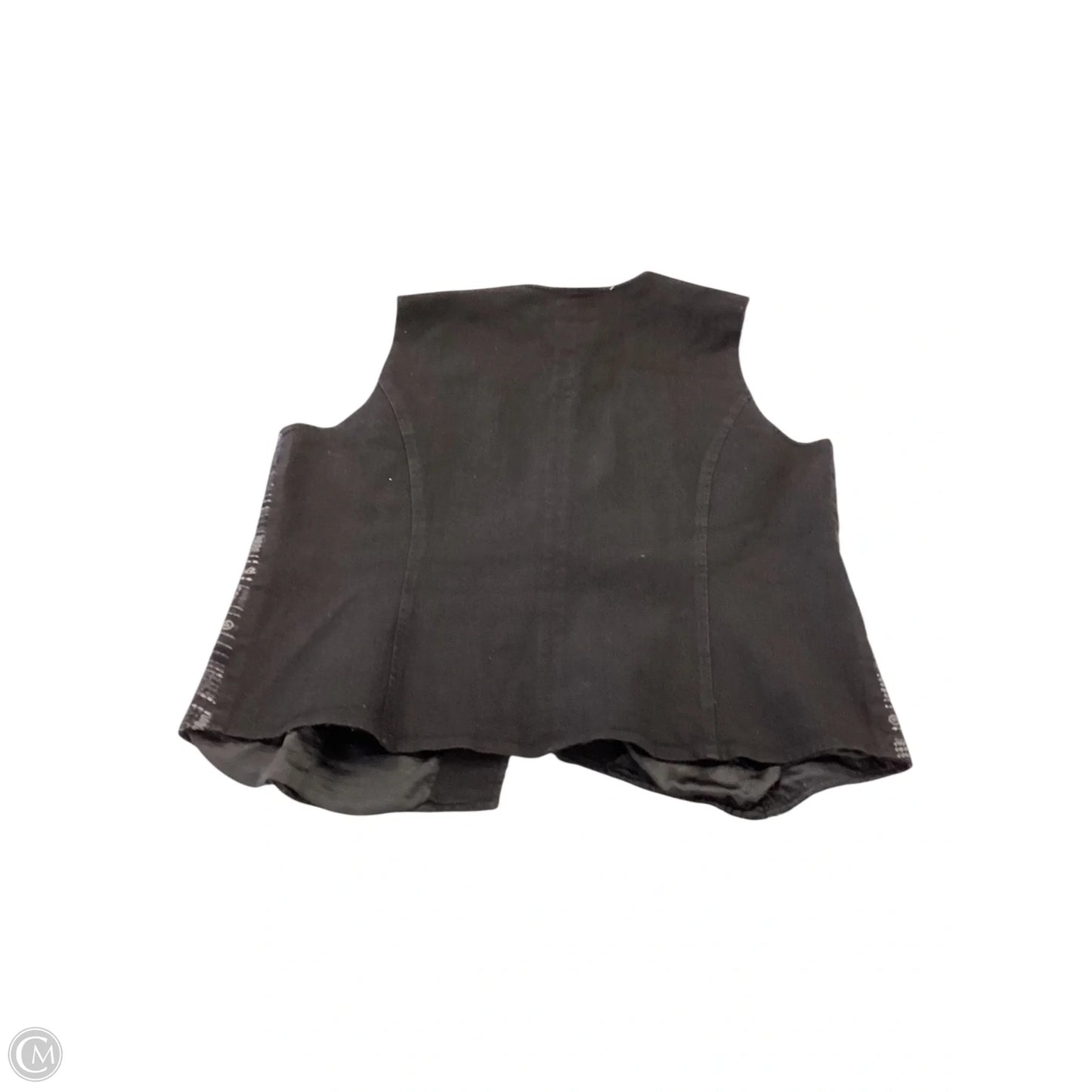 Vest Other By Chicos In Black & Grey, Size: Xl