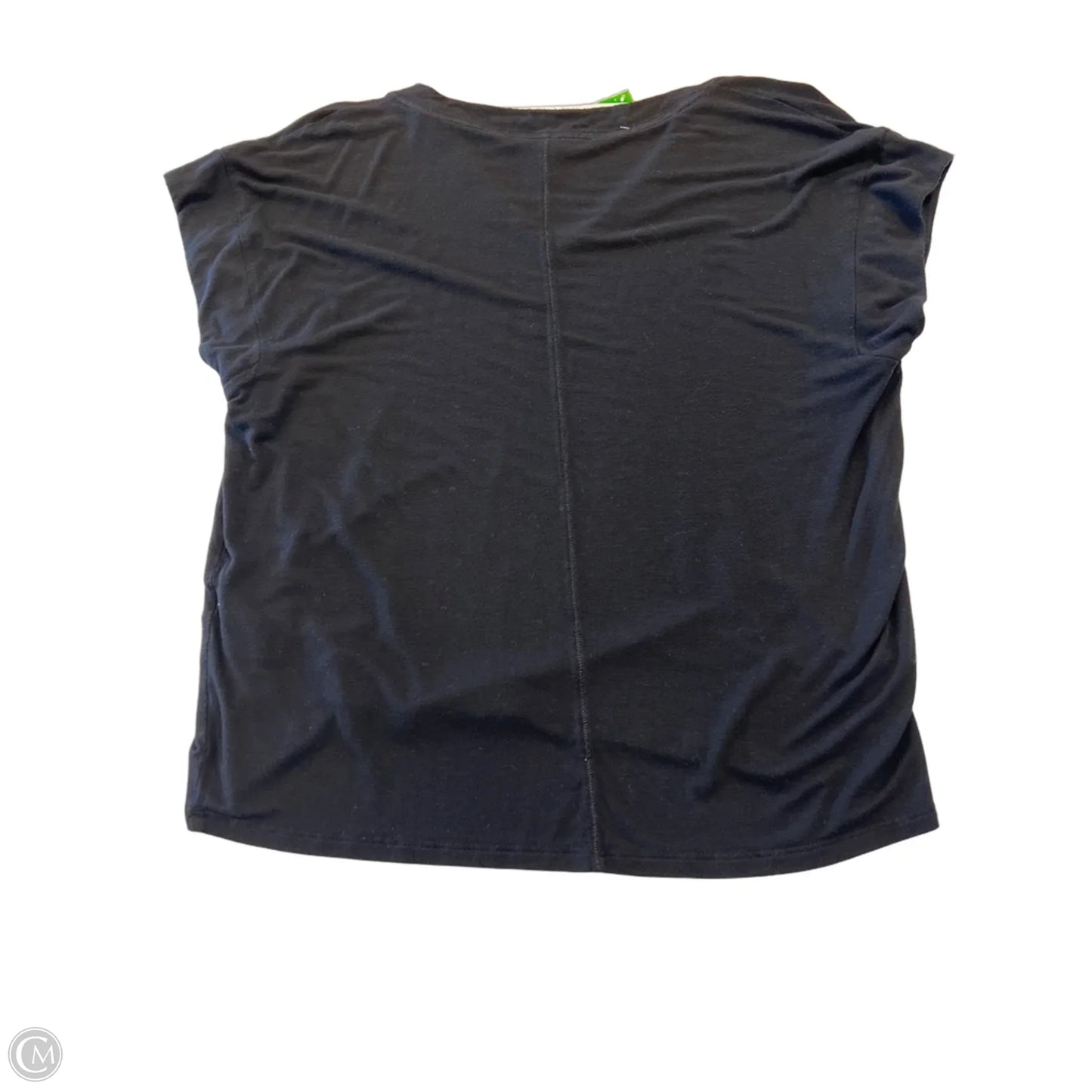 Top Short Sleeve By White House Black Market In Black, Size: L