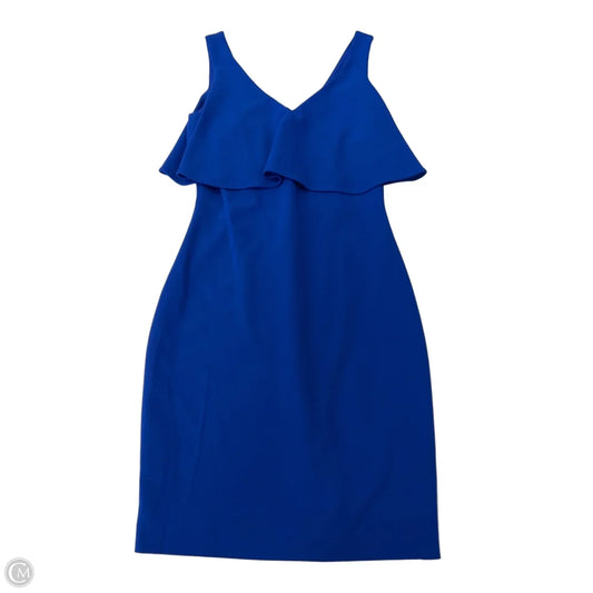 Dress Casual Short By Badgley Mischka In Blue, Size: 0