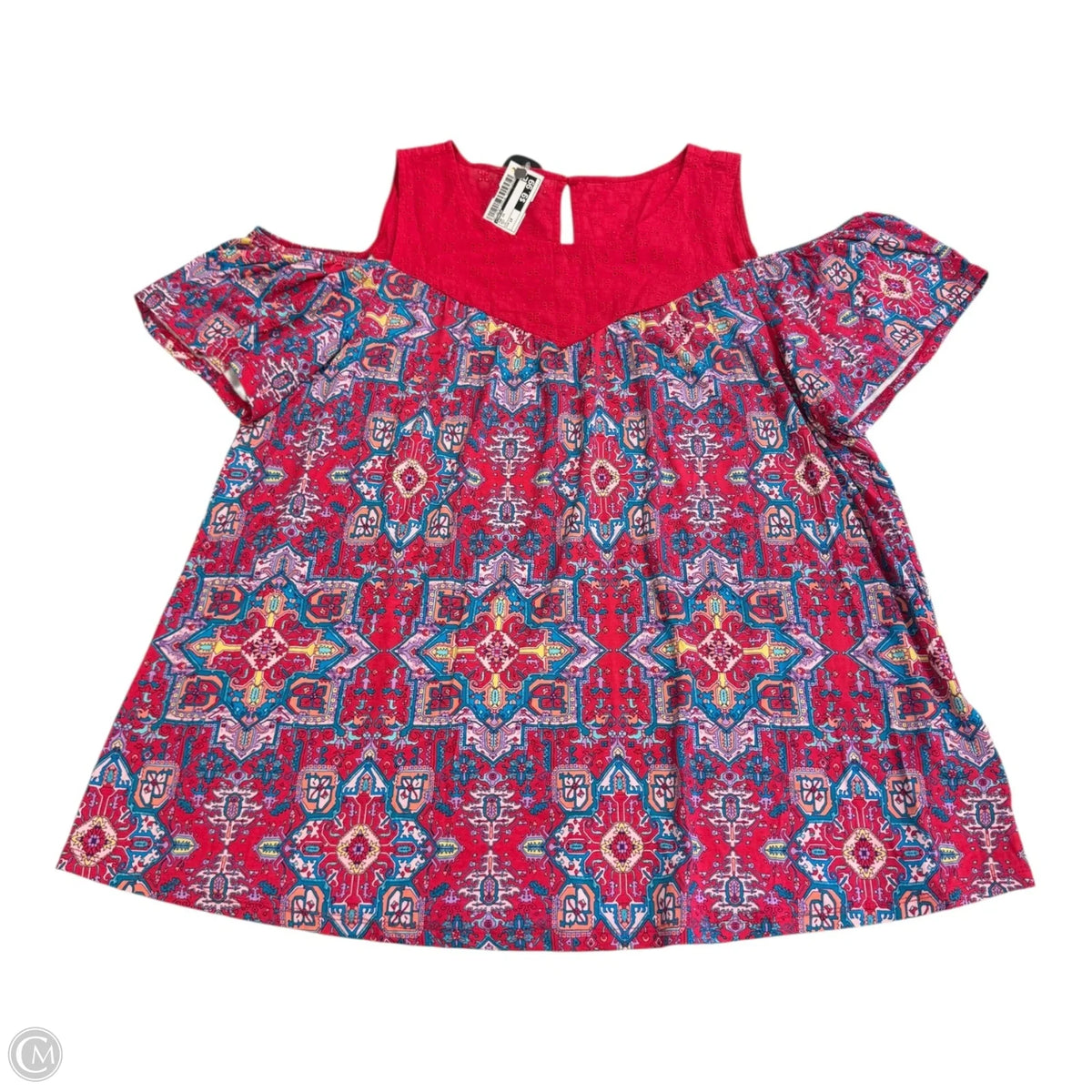 Top Short Sleeve By Torrid In Red, Size: 1x