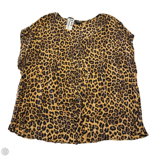 Blouse Short Sleeve By Torrid In Animal Print, Size: 2x