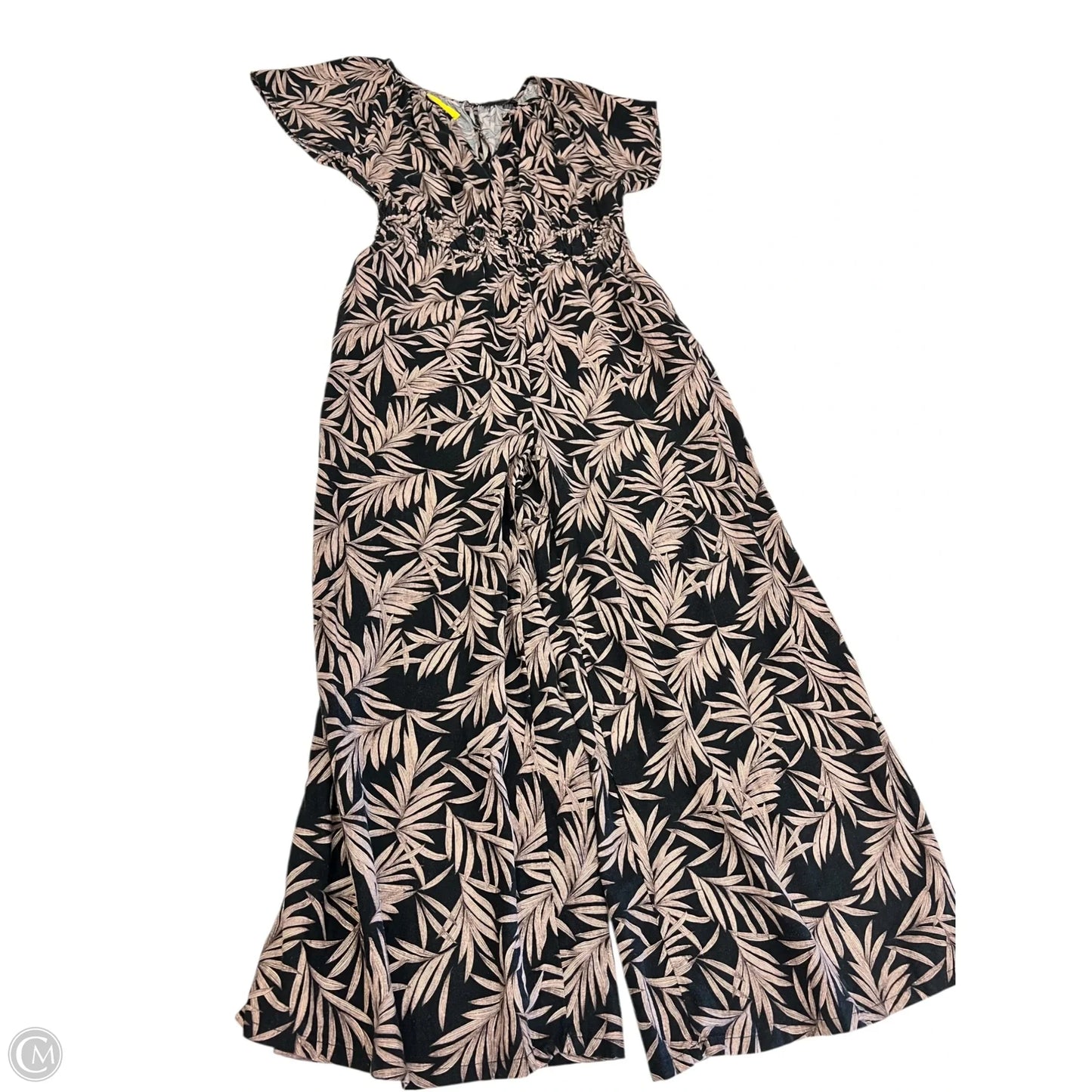 Jumpsuit By Tahari In Black & Brown, Size: M