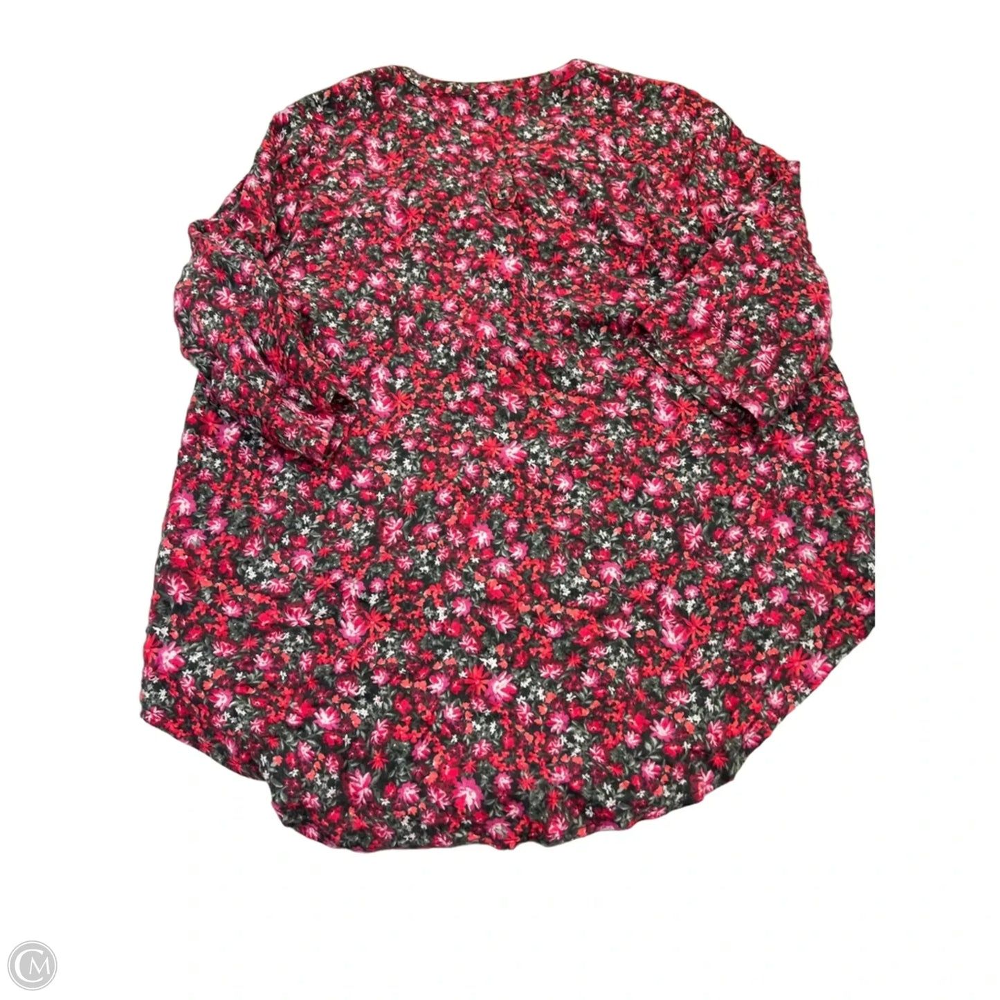 Blouse 3/4 Sleeve By Torrid In Floral Print, Size: L