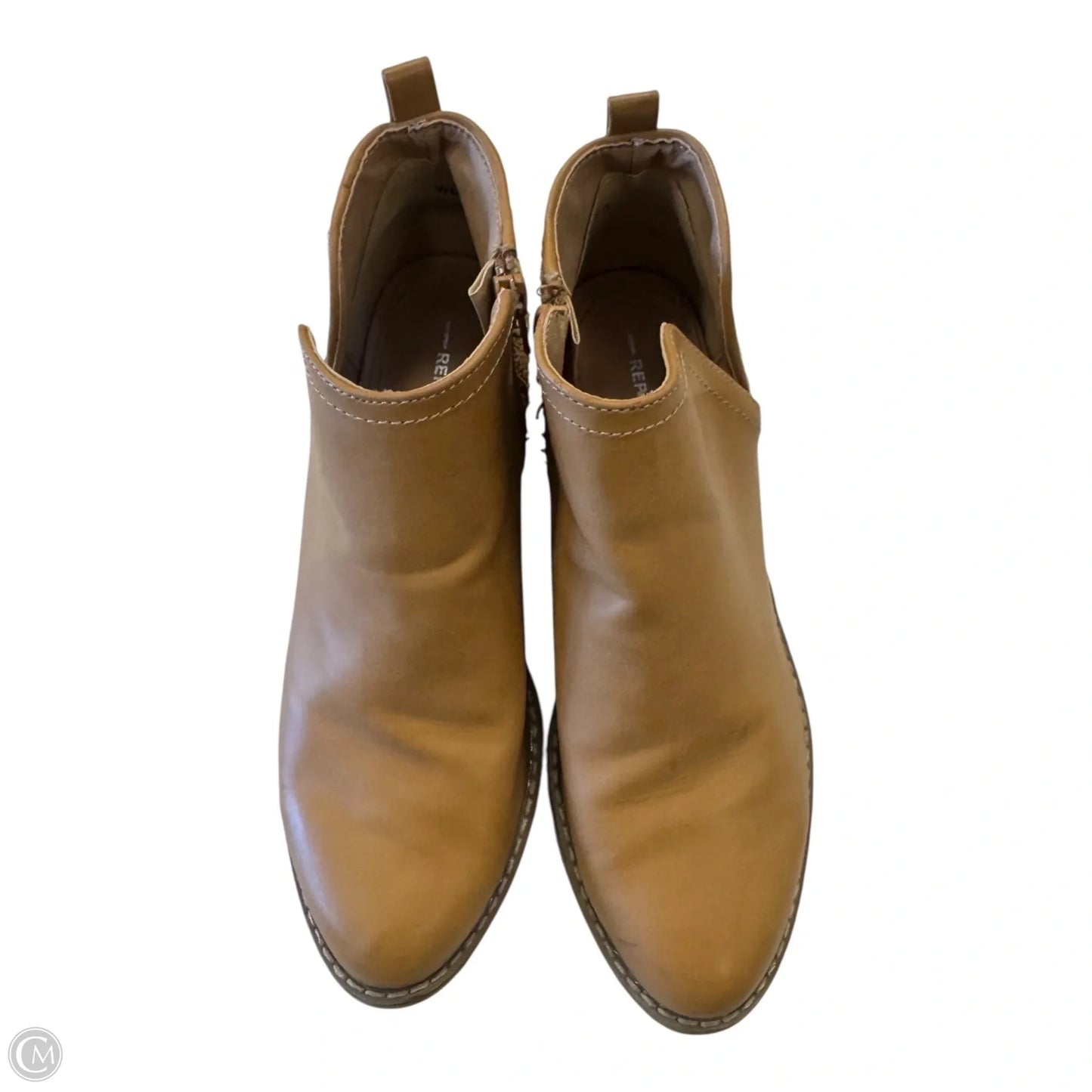 Boots Ankle Heels By Report In Tan, Size: 8.5
