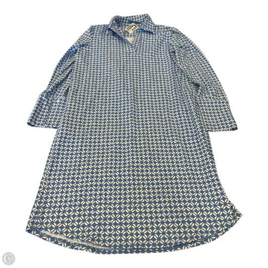 Dress Casual Short By J Mclaughlin In Blue & White, Size: S