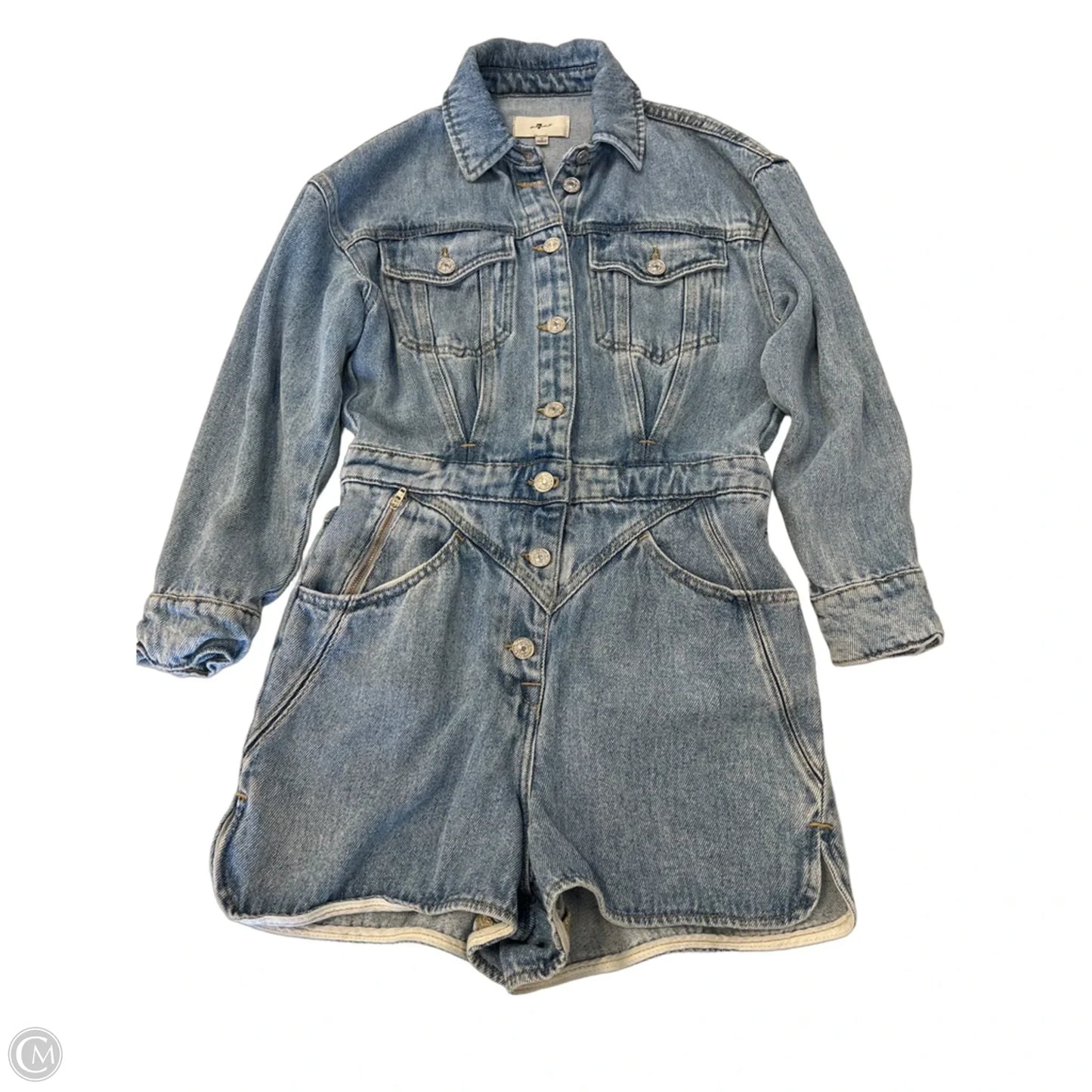 Skort By 7 For All Mankind In Blue, Size: Xs