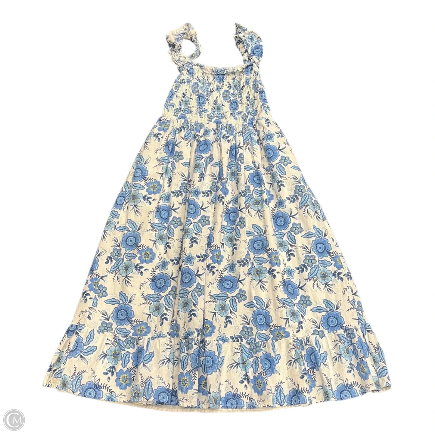 Dress Casual Maxi By Haute Hippie In Blue & White, Size: 10