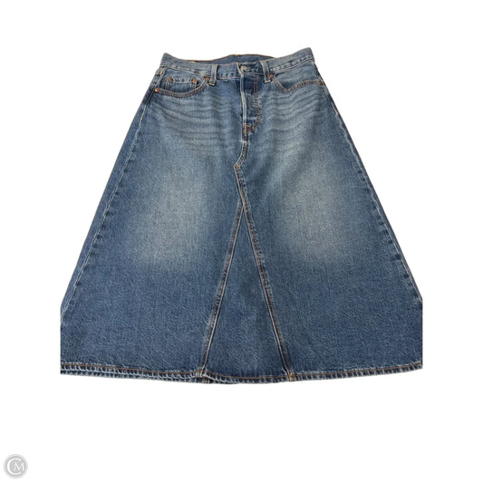 Skirt Maxi By Levis In Blue, Size: 6