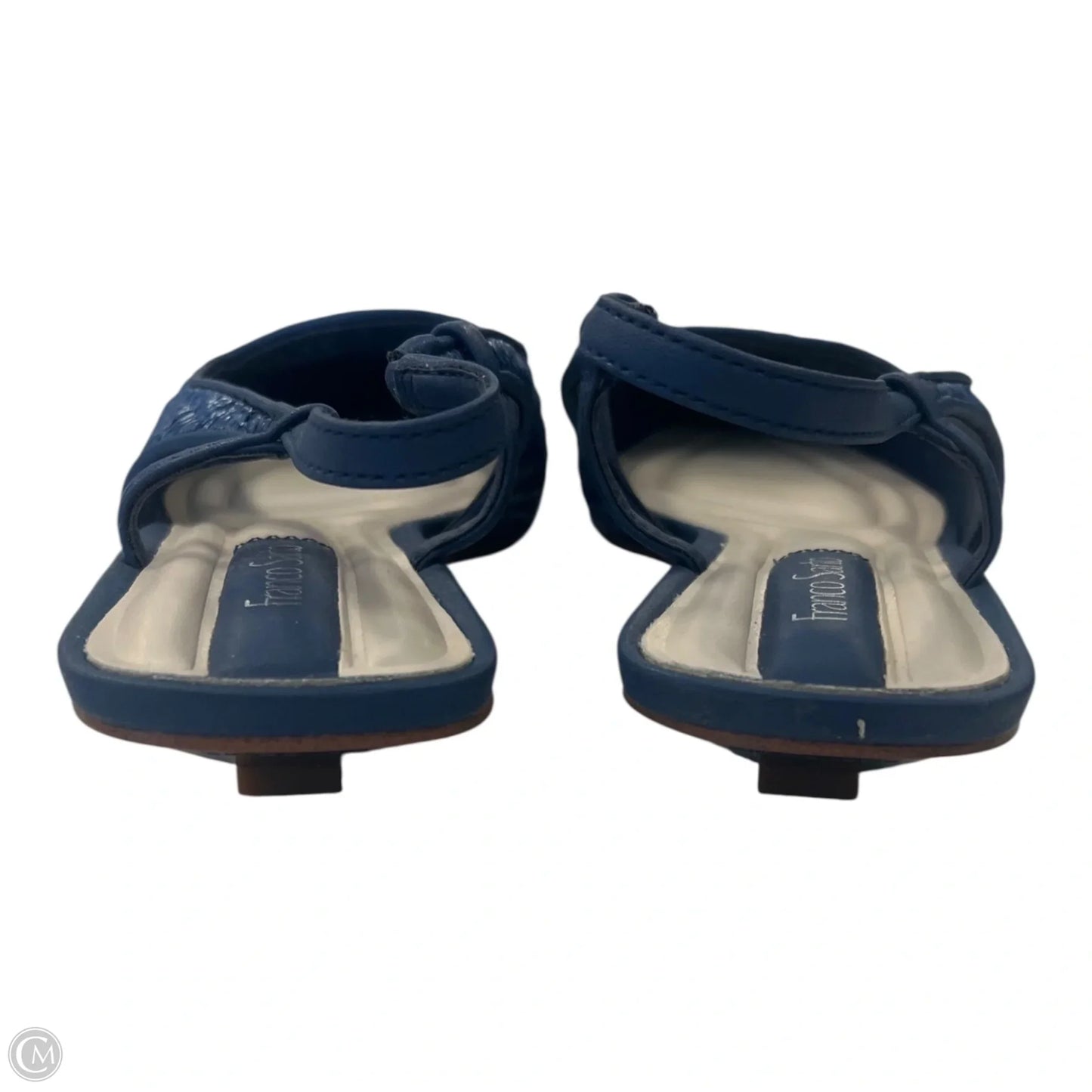 Sandals Heels Kitten By Franco Sarto In Blue, Size: 7.5