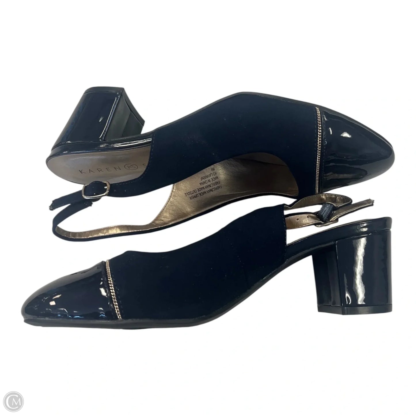 Sandals Heels Block By Karen Scott In Black, Size: 8