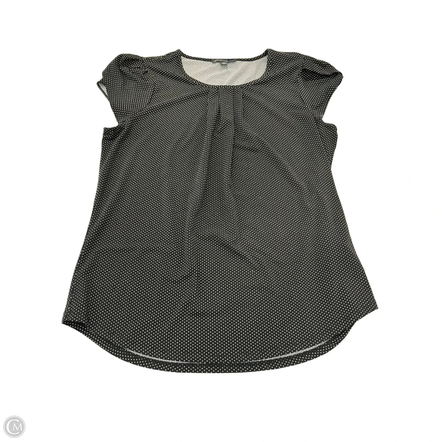 Top Short Sleeve By Adrianna Papell In Polkadot Pattern, Size: S