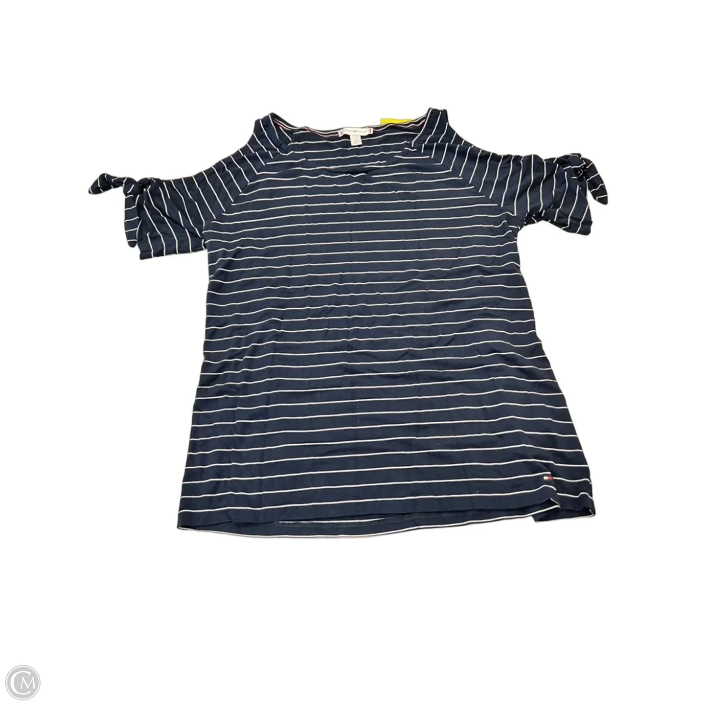 Top Short Sleeve By Tommy Hilfiger In Striped Pattern, Size: Xs