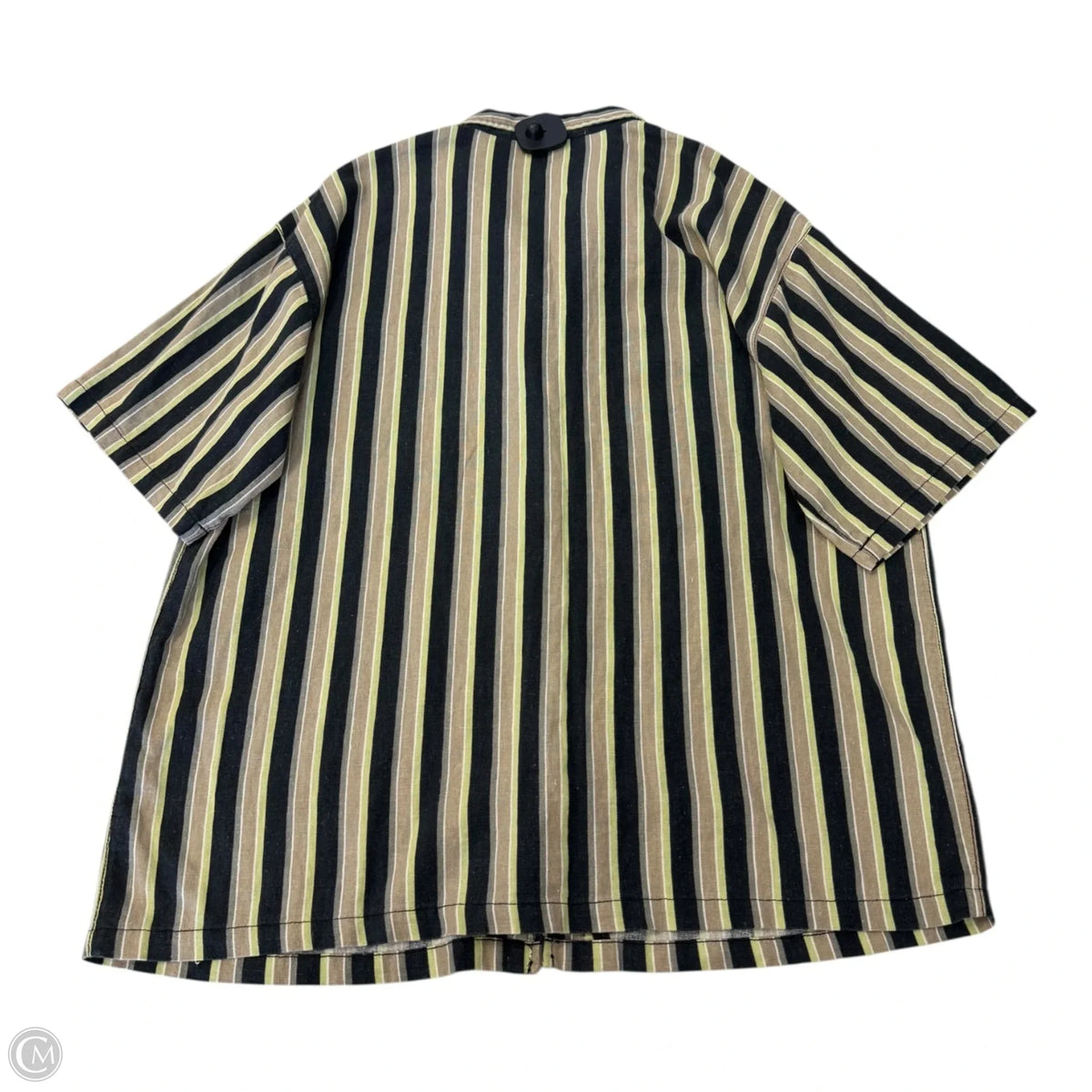 Top Short Sleeve By Top Shop In Striped Pattern, Size: 6