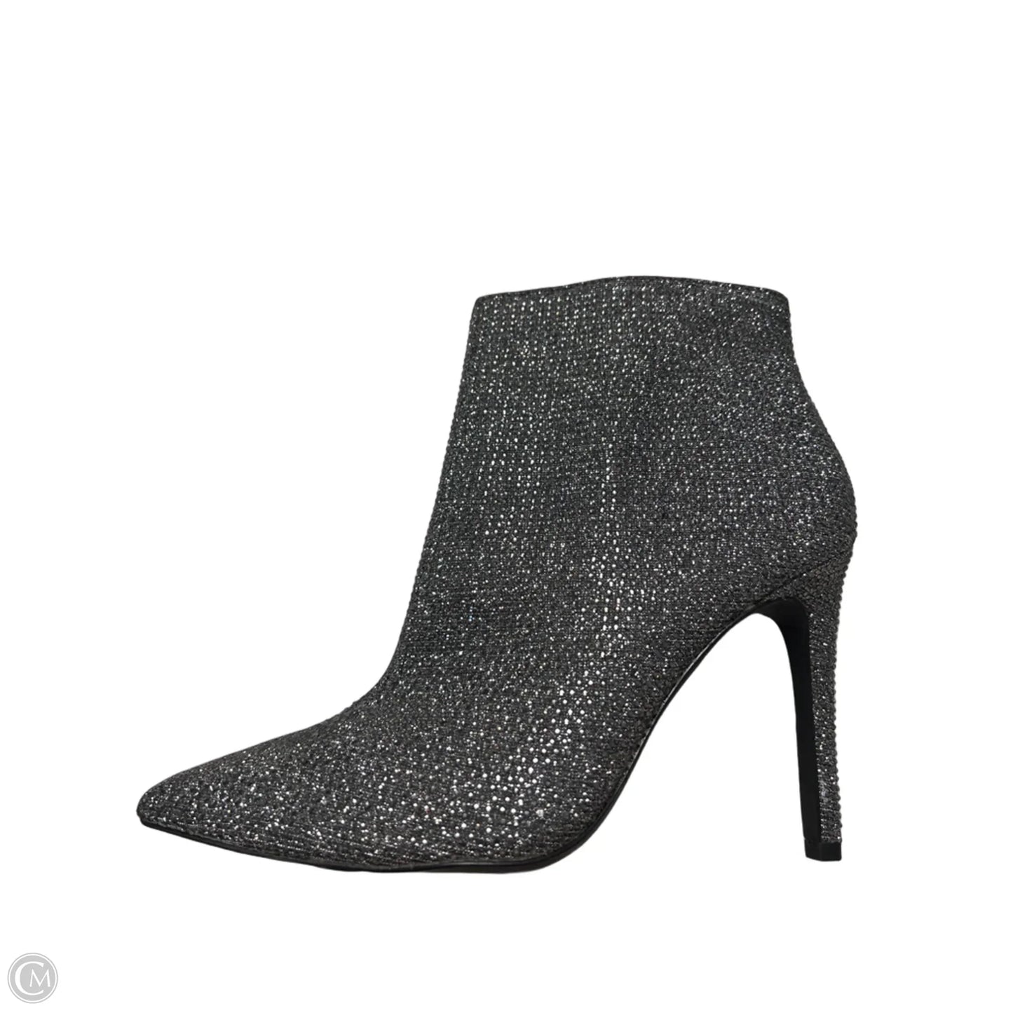 Boots Ankle Heels By Jessica Simpson In Silver, Size: 10