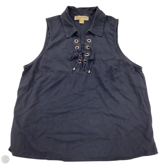 Top Sleeveless By Michael By Michael Kors In Navy, Size: L