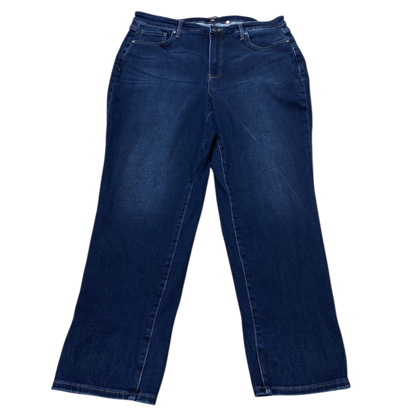 Jeans Boyfriend By Not Your Daughters Jeans In Blue Denim, Size:14