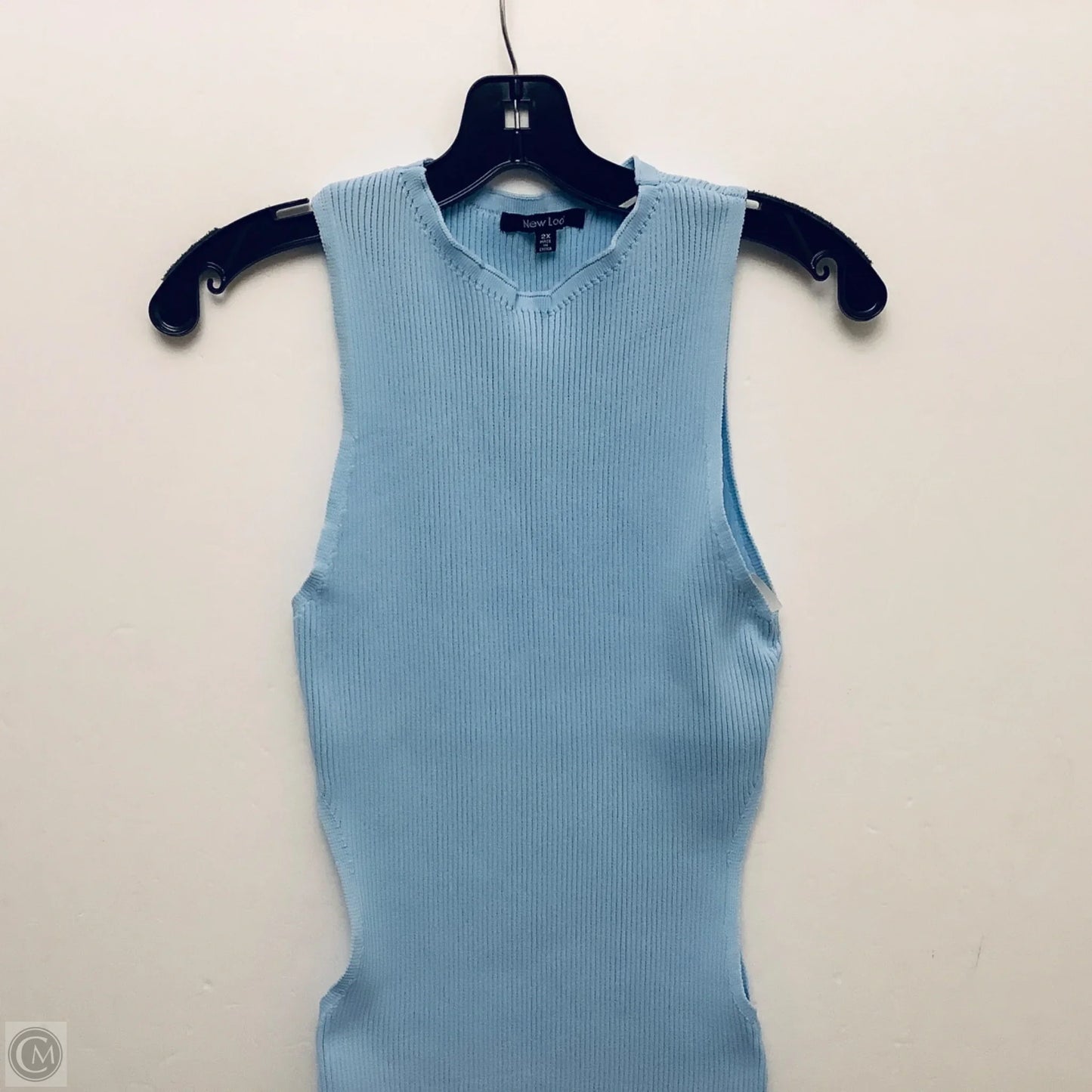 Dress Casual Midi By New Look In Blue, Size: 2x