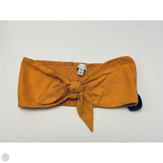 Top Sleeveless Basic By Topshop In Yellow, Size: S