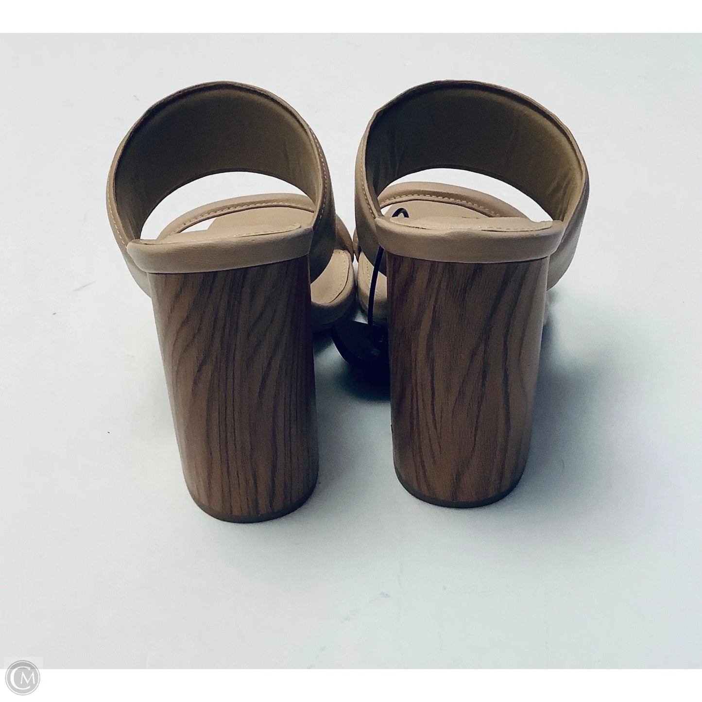 Shoes Heels Block By Qupid In Beige, Size: 10