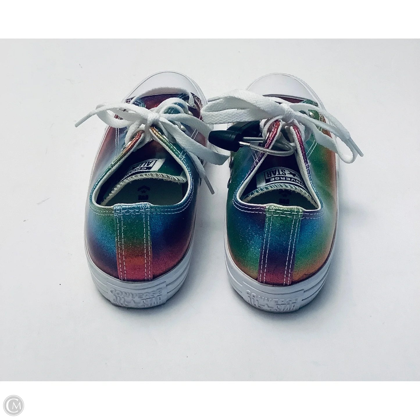 Shoes Sneakers By Converse In Rainbow Print, Size: 7
