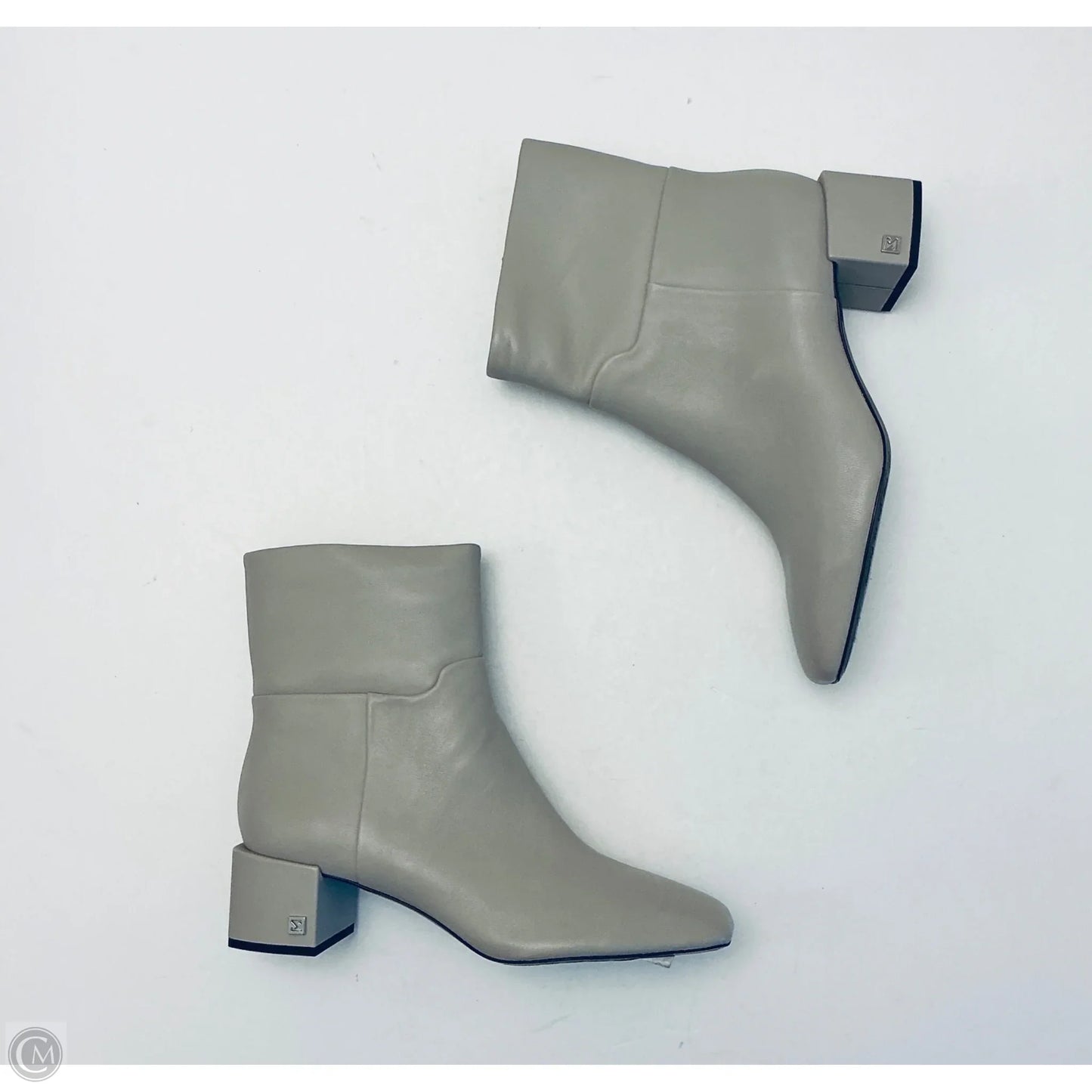 Boots Ankle Flats By Franco Sarto In Grey, Size: 10