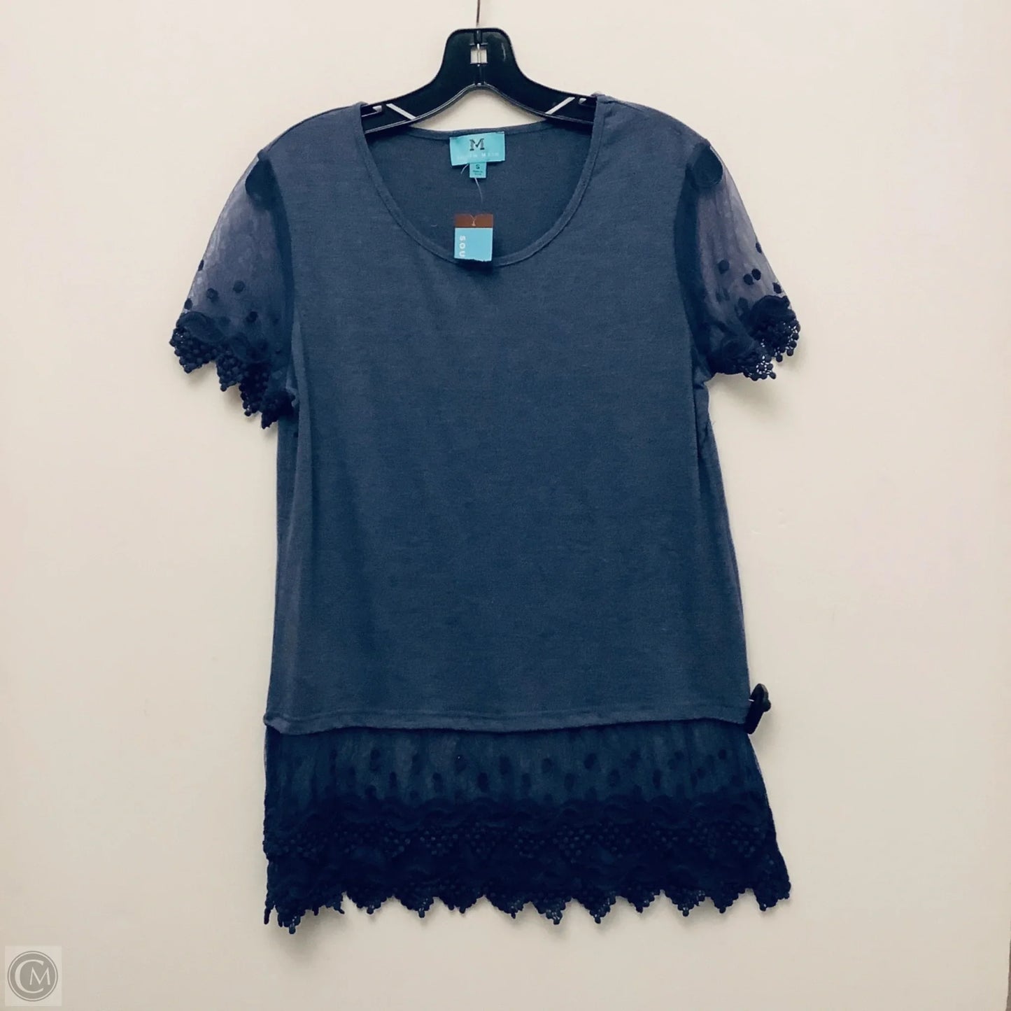 Top Short Sleeve By Clothes Mentor In Blue, Size: S