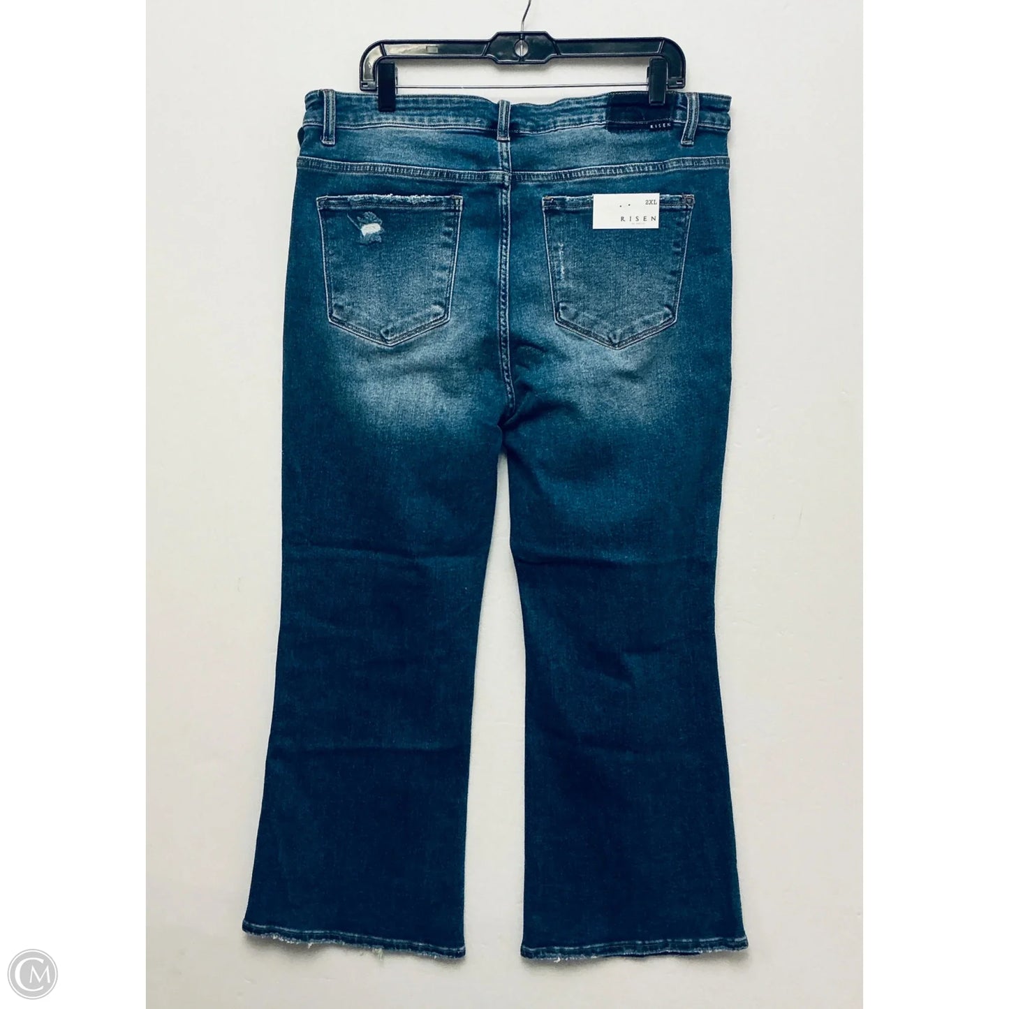 Jeans Straight By Risen In Blue Denim, Size: 26