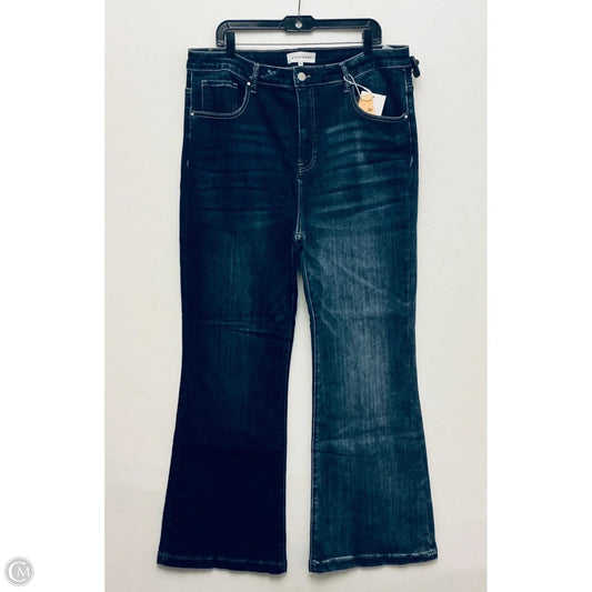 Jeans Straight By Risen In Blue Denim, Size: 26