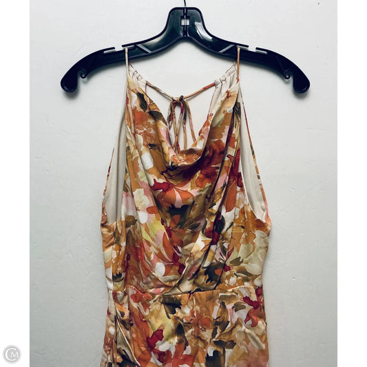 Dress Casual Midi By Significant Other In Floral Print, Size: S