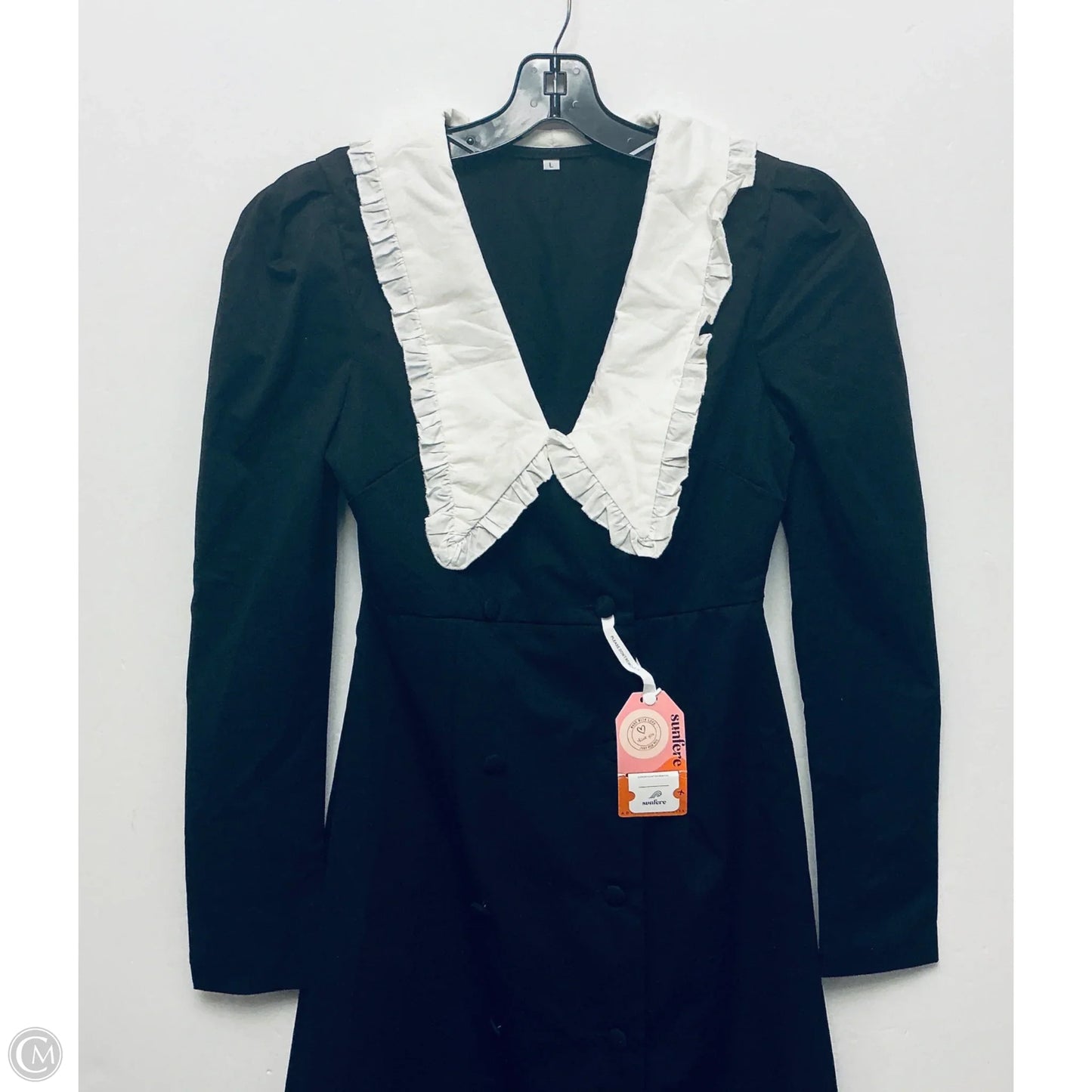 Dress Casual Maxi By Clothes Mentor In Black, Size: L