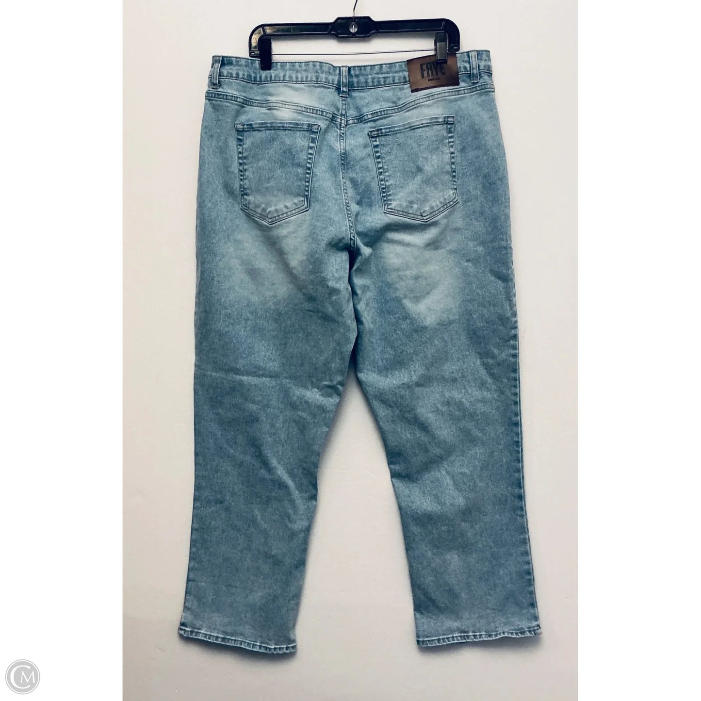 Jeans Designer By Frye In Blue Denim, Size: 16