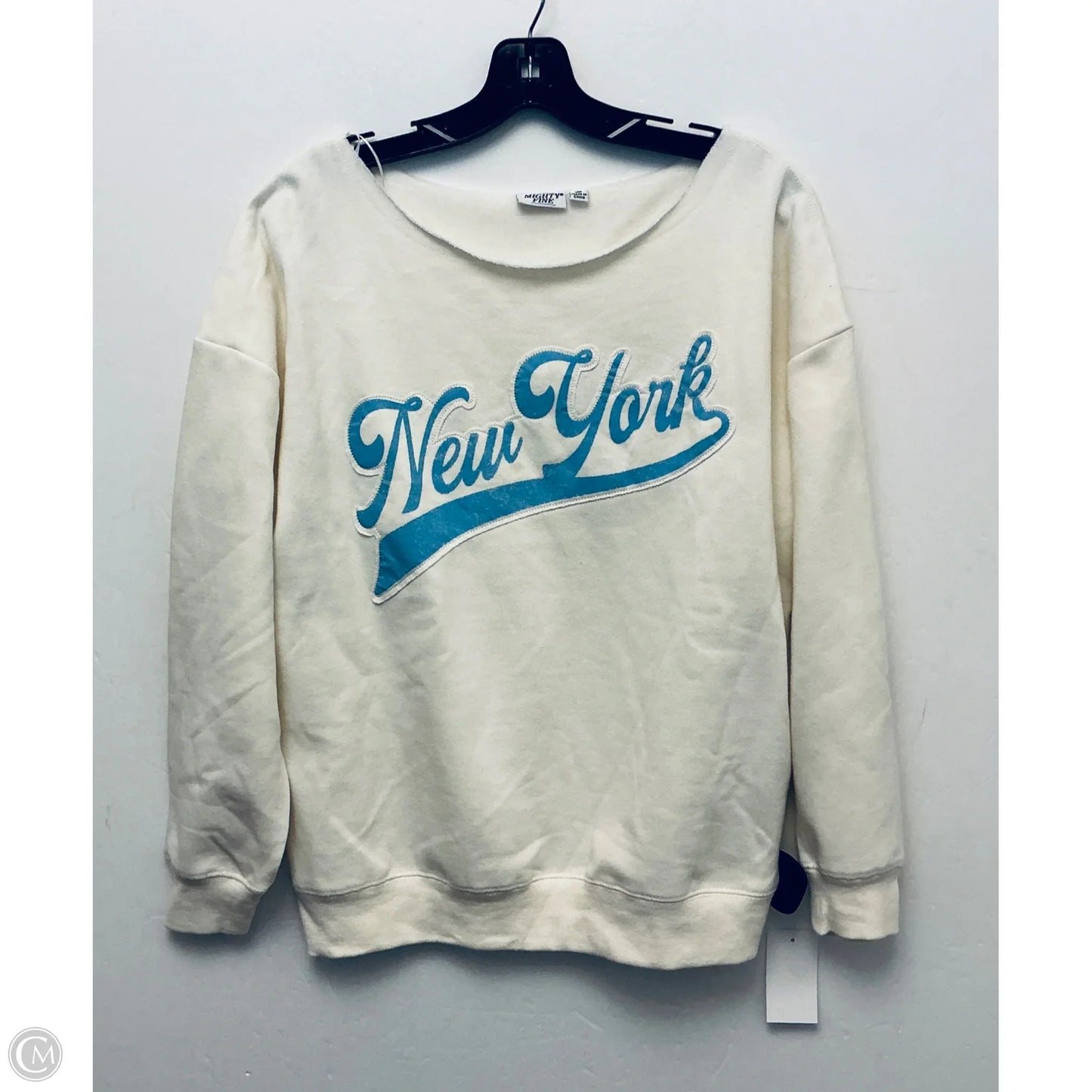 Sweater 2pc By Mighty Fine In Cream, Size: M