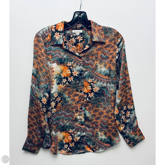 Top Long Sleeve By Clothes Mentor In Multi-colored, Size: S