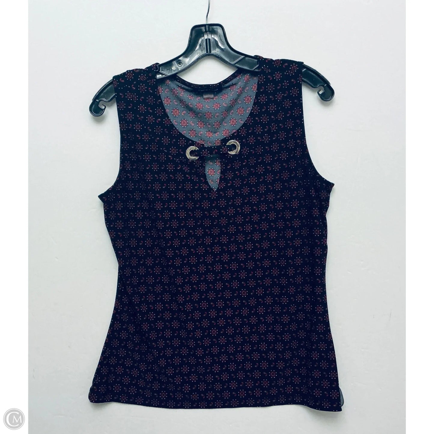 Top Sleeveless By Tommy Hilfiger In Navy, Size: L