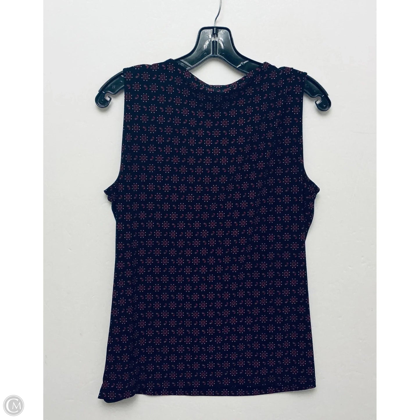 Top Sleeveless By Tommy Hilfiger In Navy, Size: L