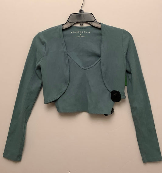 Top 2pc Long Sleeve By Aeropostale In Green, Size: S