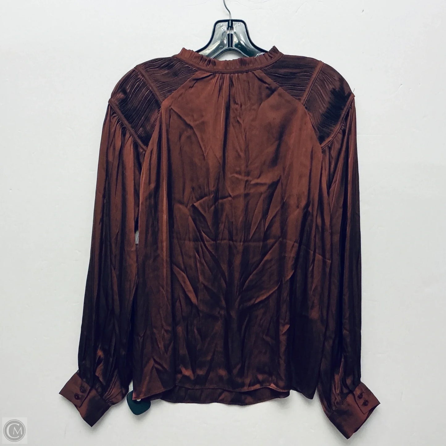 Top Long Sleeve By Rachel Zoe In Brown, Size: M