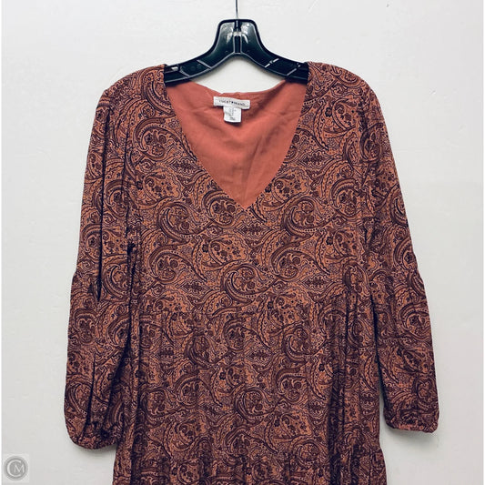 Dress Casual Short By Lucky Brand In Paisley Print, Size: M