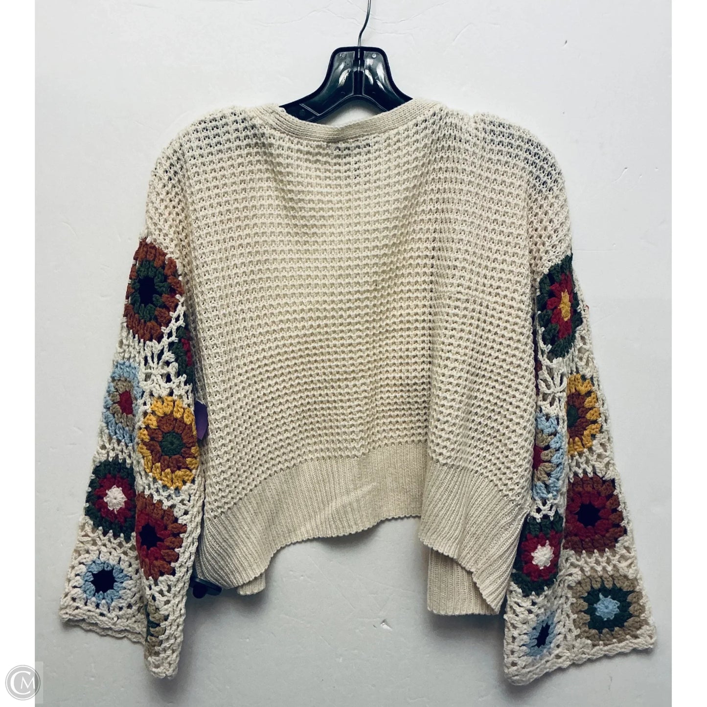 Sweater Cardigan By Sincerely Jules In Cream, Size: M