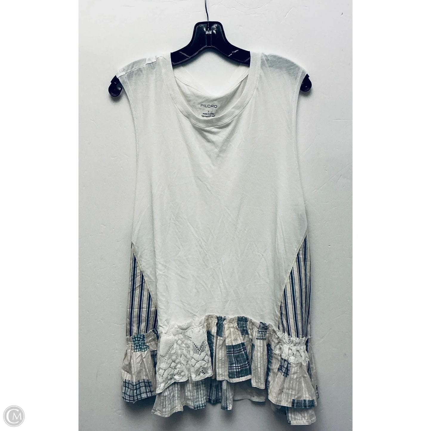 Top Sleeveless By Pilcro In White, Size: L