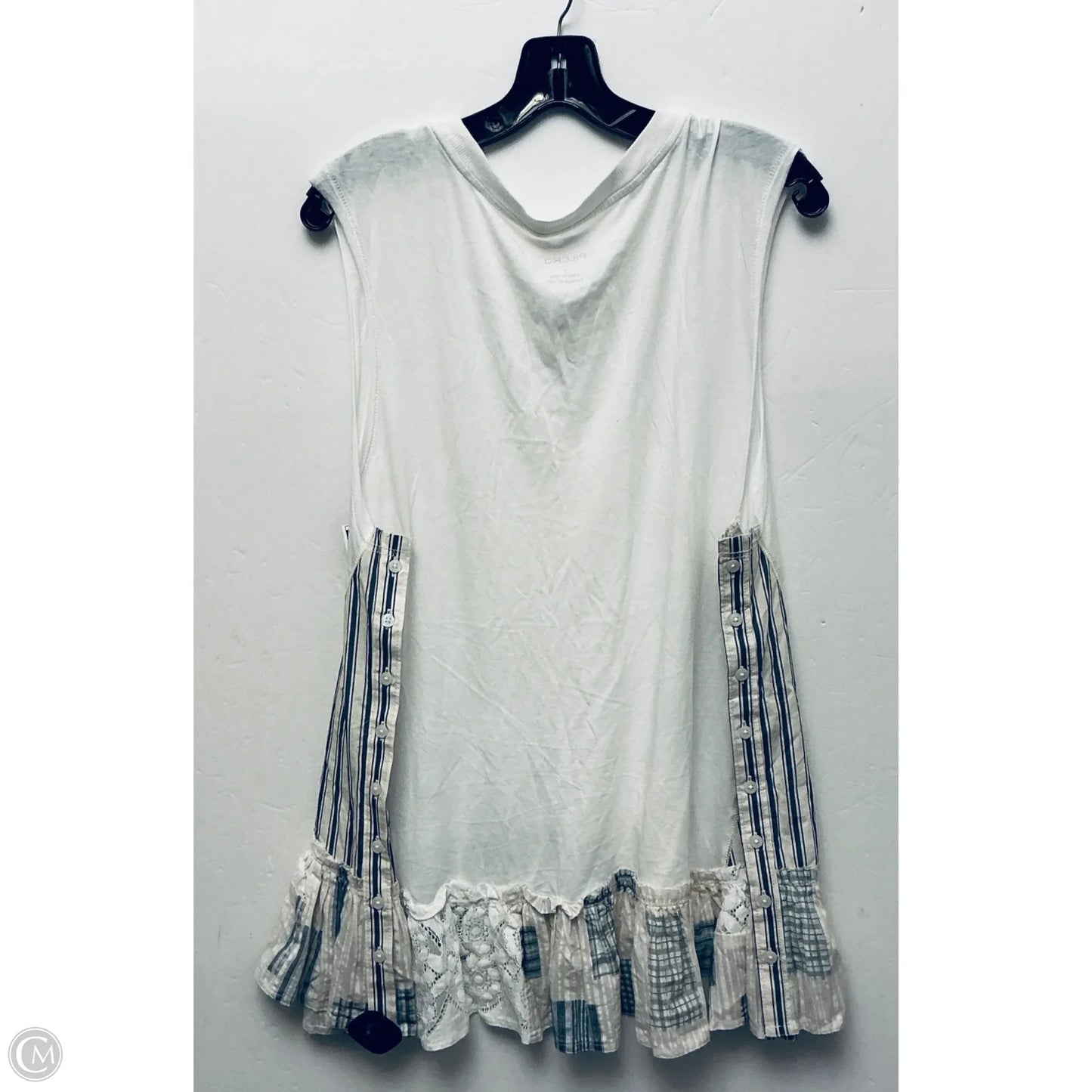 Top Sleeveless By Pilcro In White, Size: L
