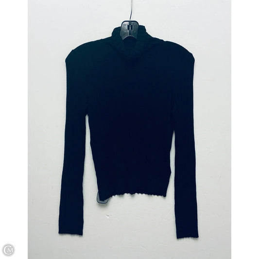 Top Long Sleeve By Divided In Black, Size: S